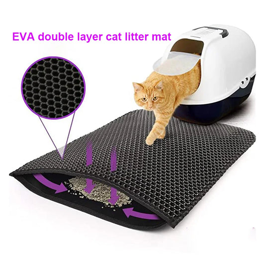 Waterproof EVA  Cat Litter Box Mat