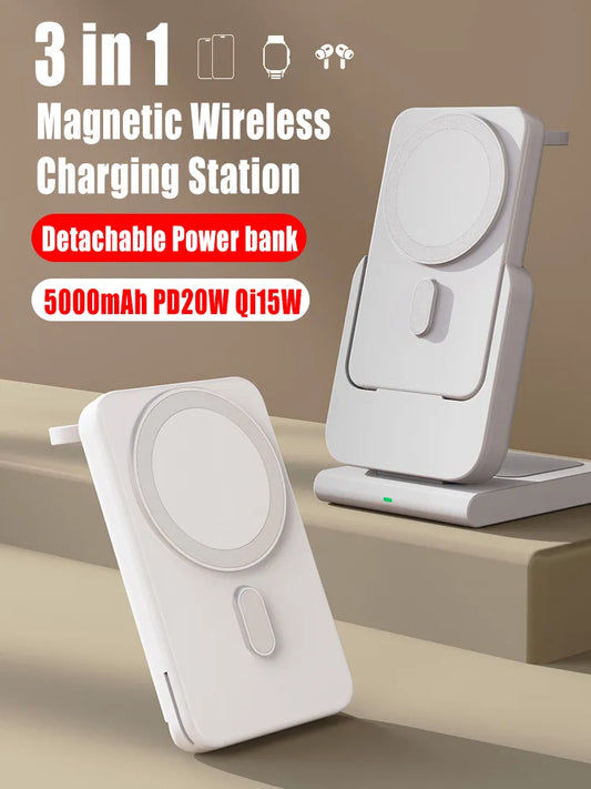 Magnetic Power Bank Wireless Charging